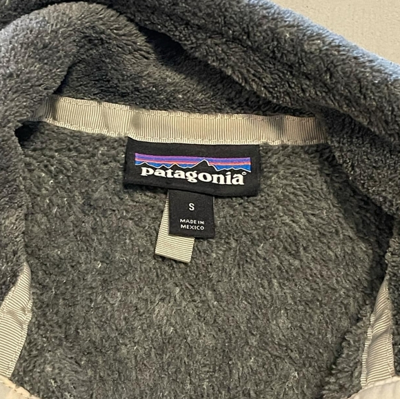 Patagonia grey womens quarter snap fleece pullover jacket size small - Picture 4 of 4